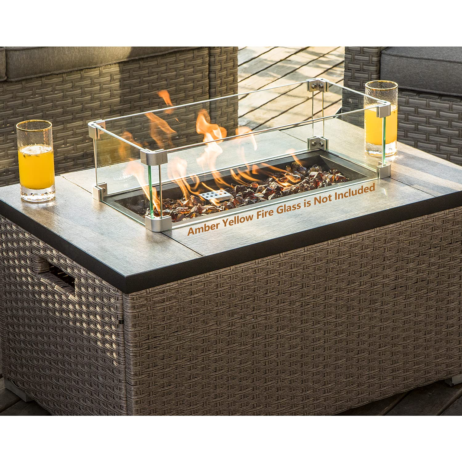5-Pc Fire Pit Table Furniture