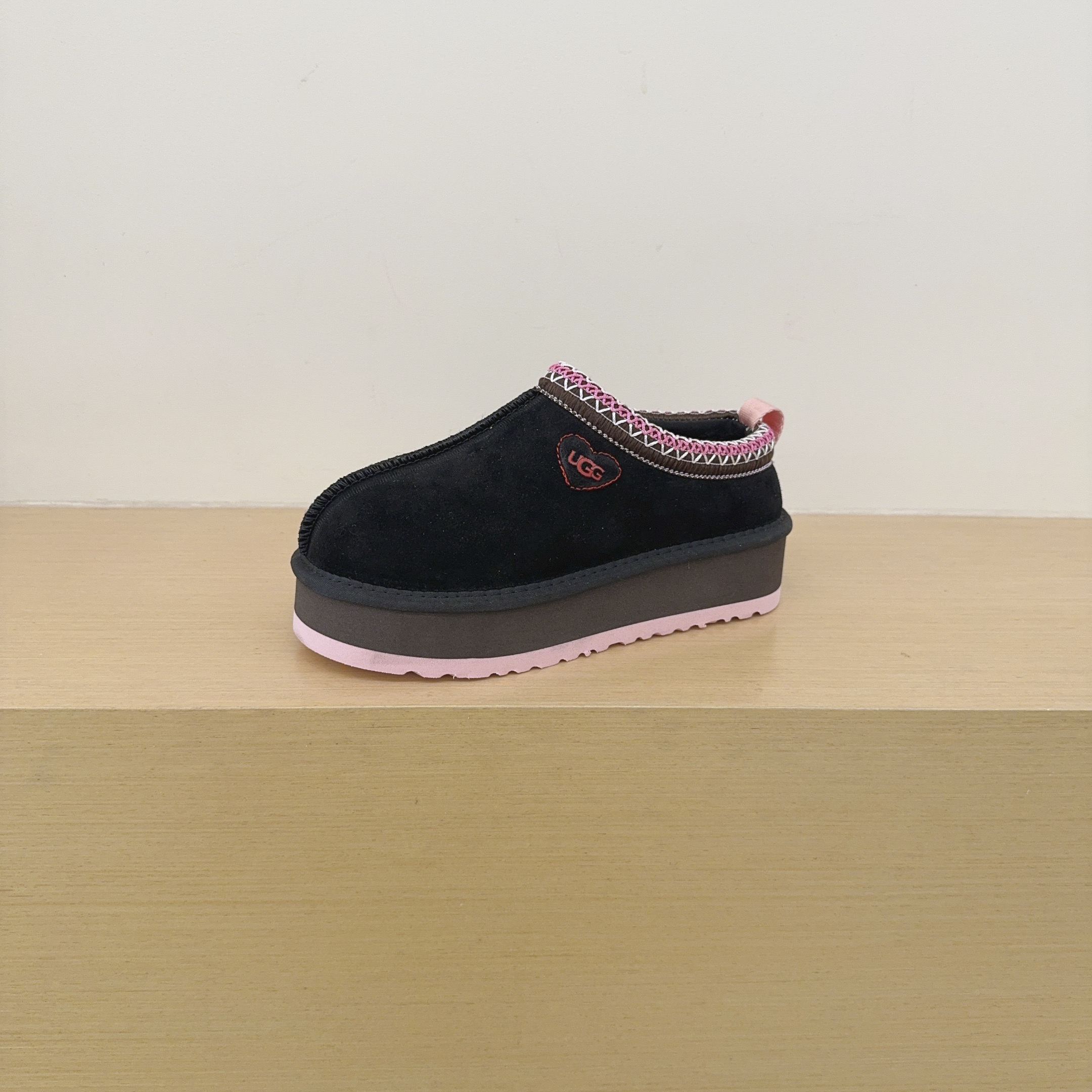 UGG Kids Heart Platform Slippers
