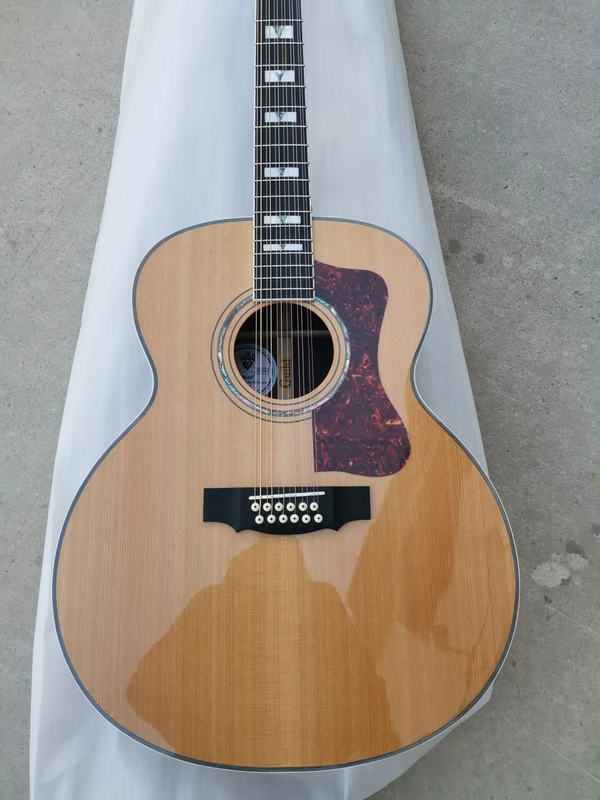 Factory Custom 12 String Acoustic Electric Professional Jumbo Guitar F512 Guild