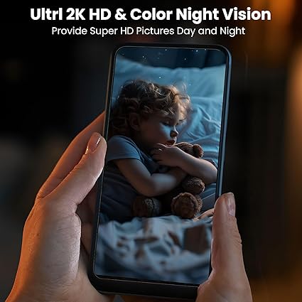 2K Security Cameras Wireless Outdoor, Free Cloud Storage, 1-6 Months Battery Life, Waterproof