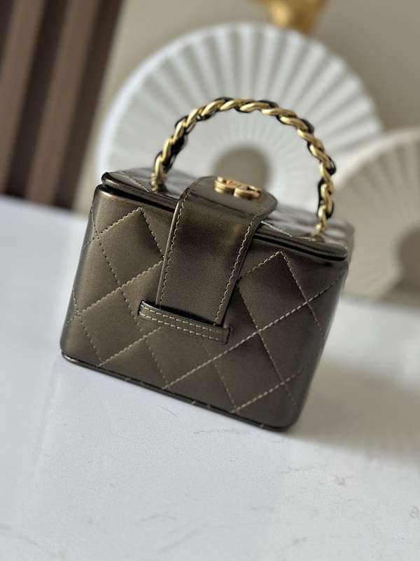 Chanel 2227 Taupe Vanity Bag