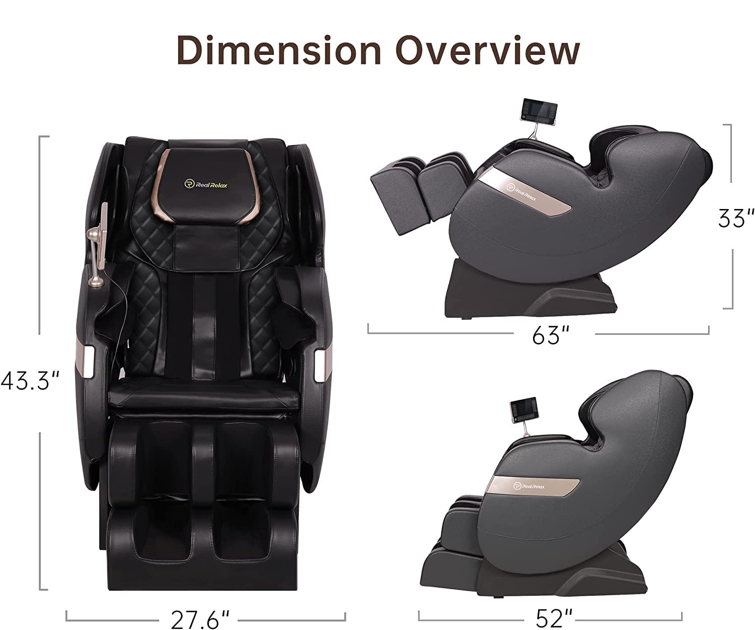 Real Relax 2022 Massage Chair of Dual-core S Track
