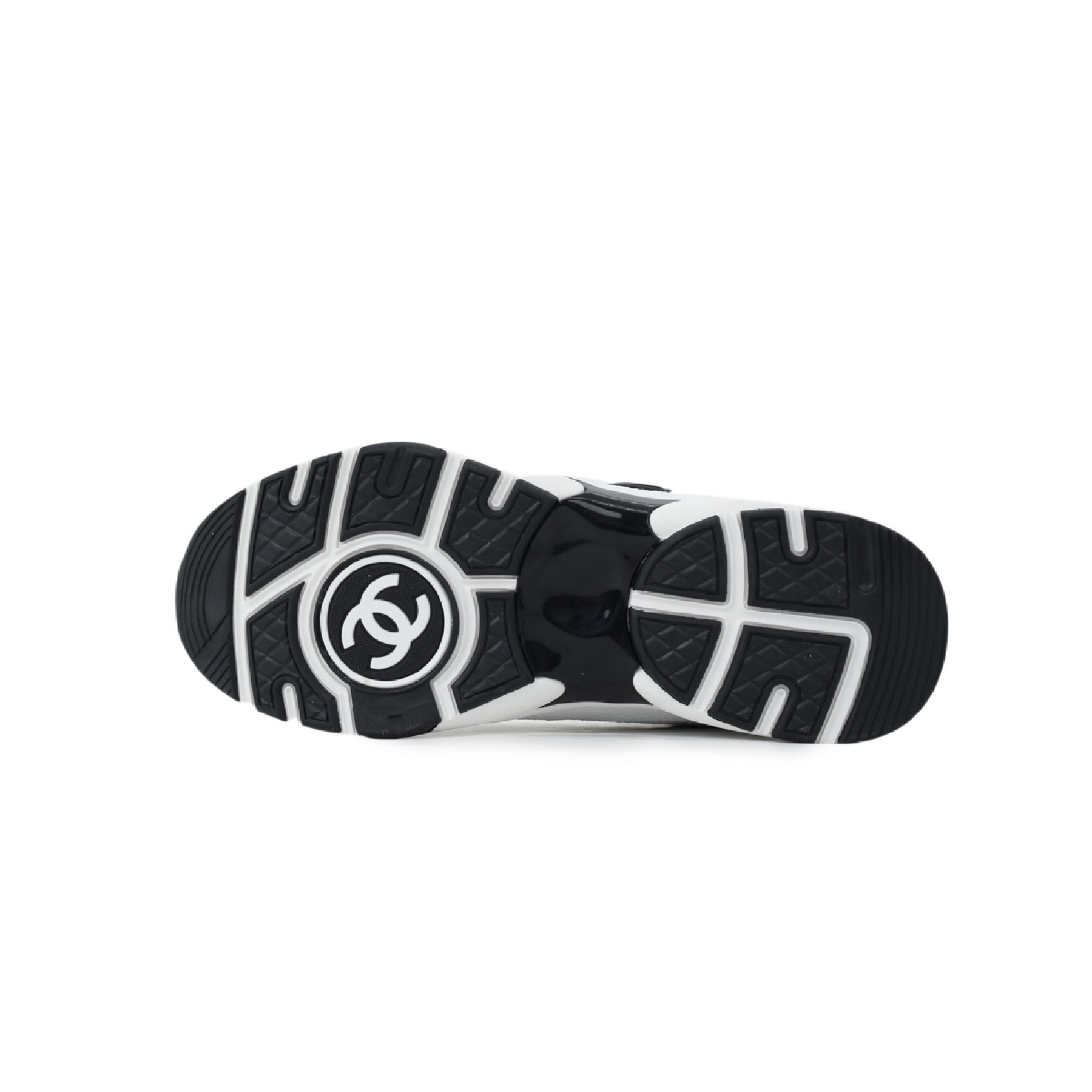 Chanel CC Tweed Holographic Sneakers