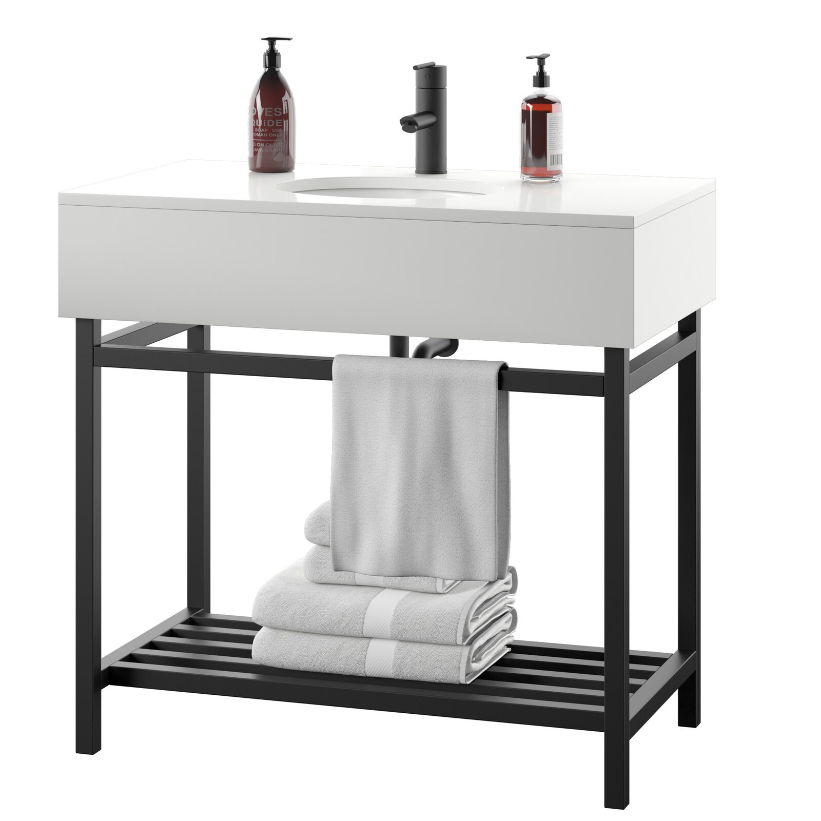 Whittier 36” Single Bathroom Vanity Set