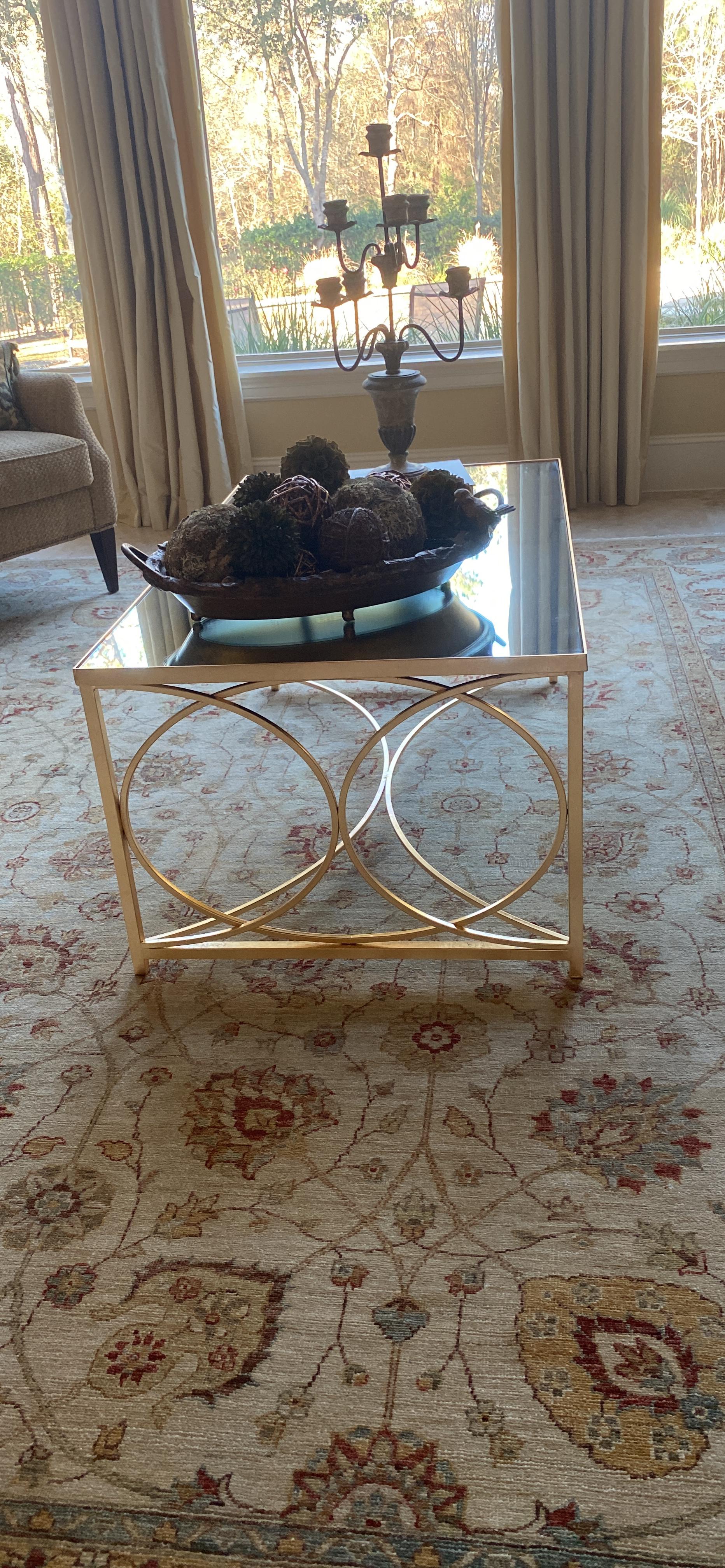 Home Collection Melosa Gold Coffee Table