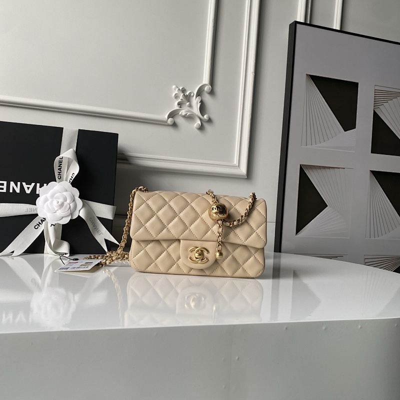 Chanel AS1787 Beige Mini CF Bag