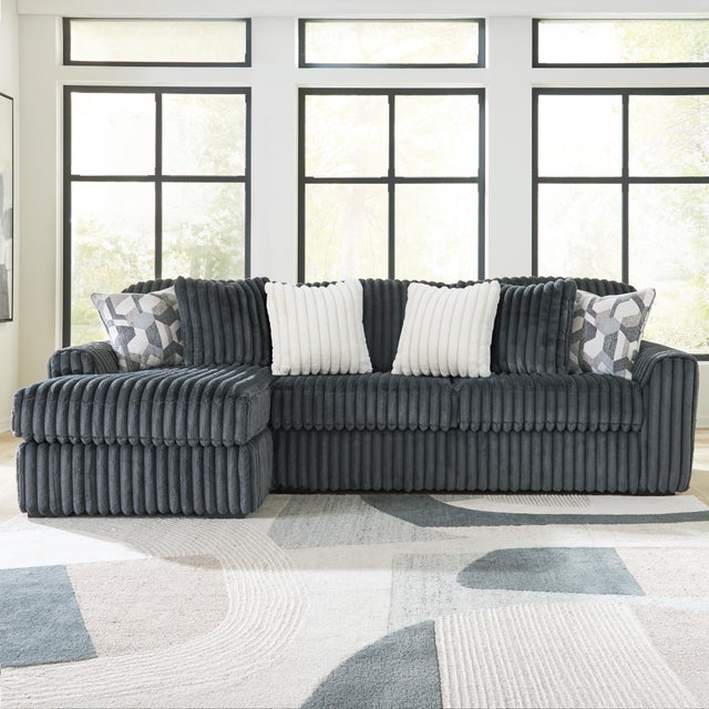 Midnight-Madness 2-Piece Sectional Sofa with Chaise