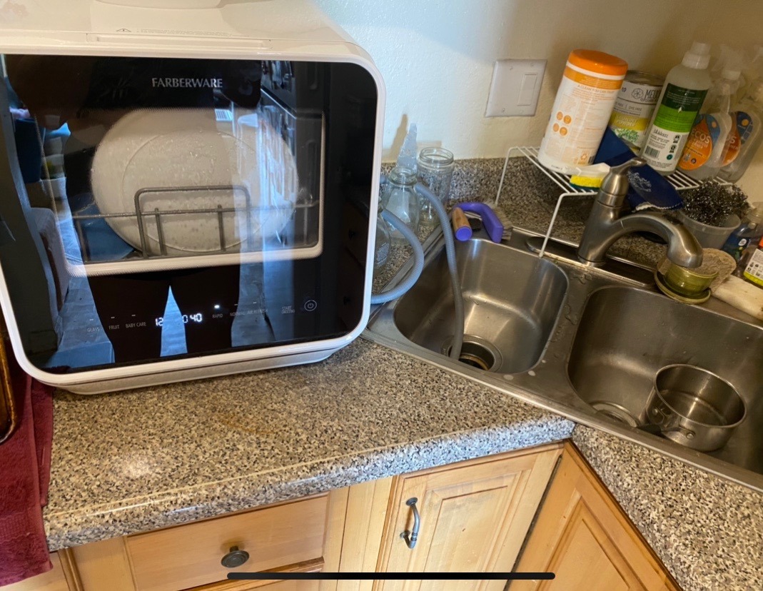 Farberware Complete Countertop Dishwasher with 5-Liter Built-in