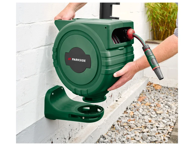 PARKSIDE® Enrouleur de tuyau mural, 25 m