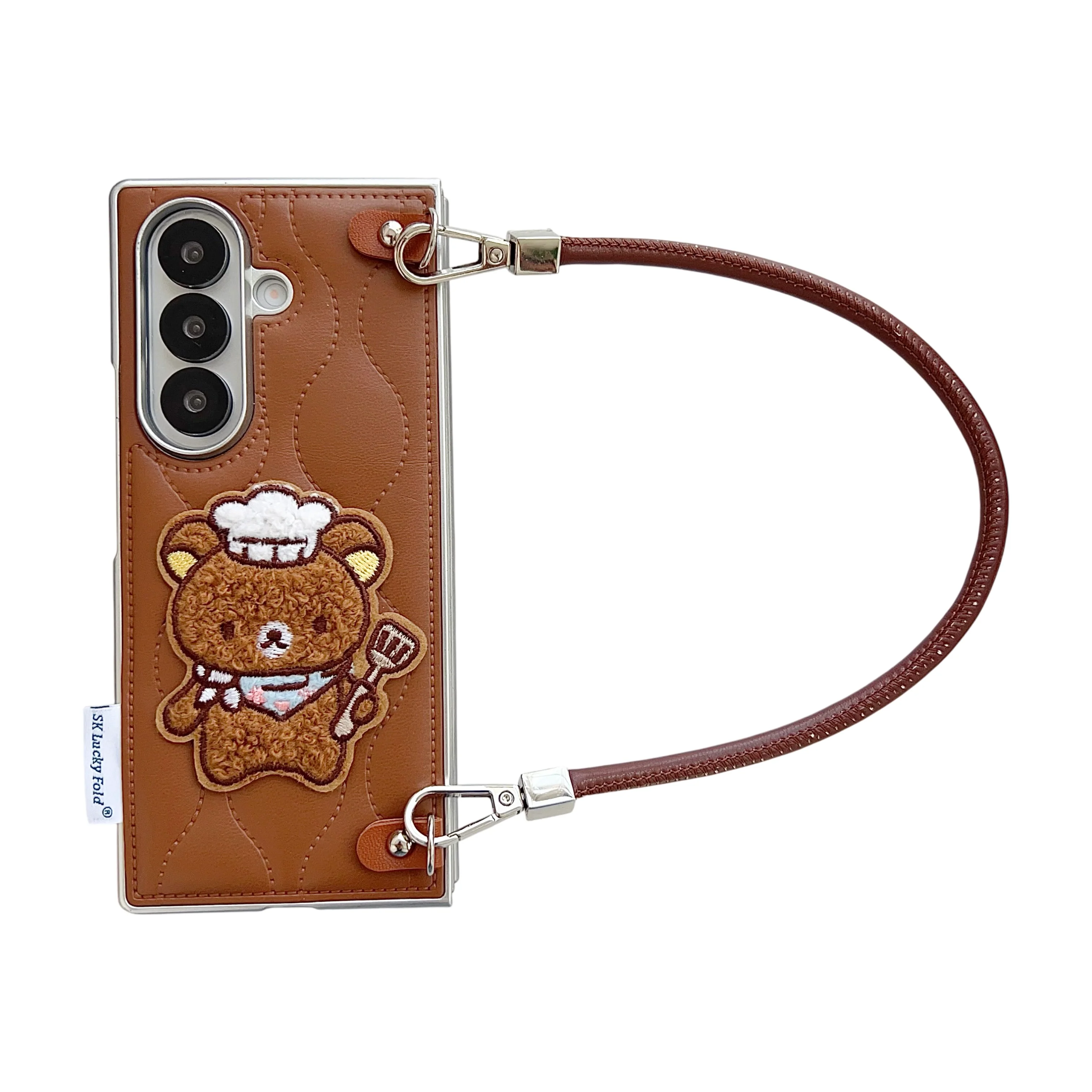 Galaxy Z Fold 7 Protective Case Cartoon - back view