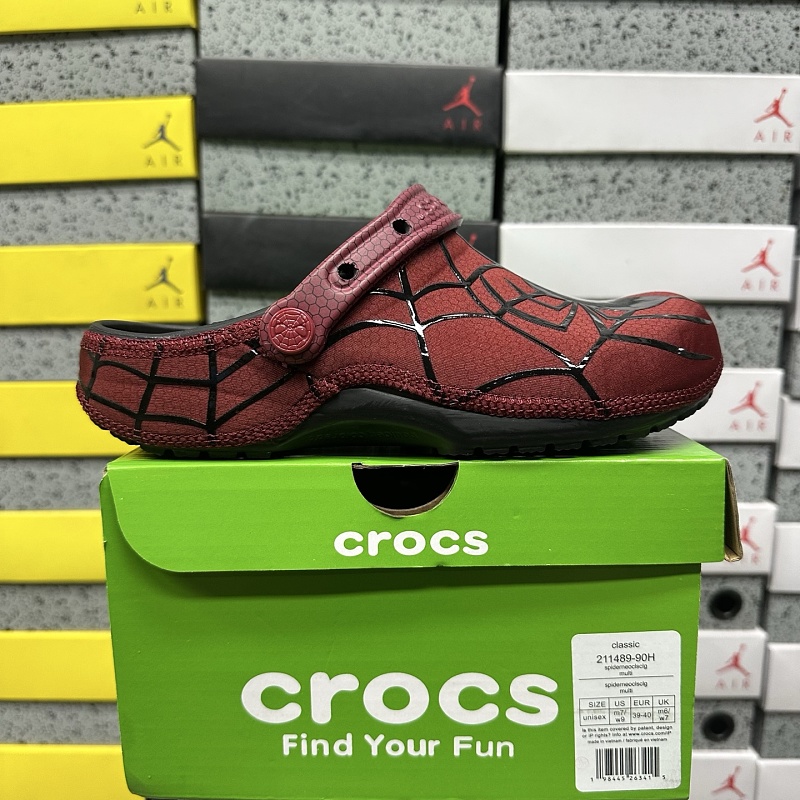 Crocs Spider-Man Classic Clog - Red and Black