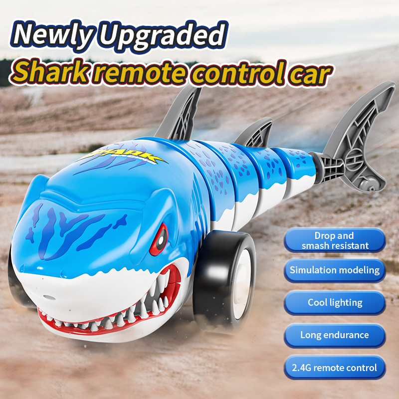 2026 Shark RC Car for Kids｜Tail Swing Drift Off-Road Racing Car｜High Speed Remote Control Toy Vehicle