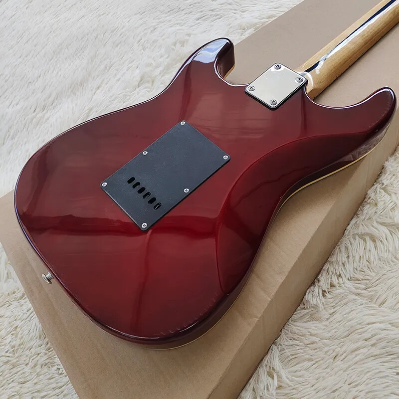 Classic Electric Guitar F-hole Semi Hollow Guitar, ProfessionalReal Maple Fingerboard