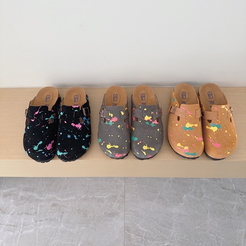 Splatter Graffiti Birken-Style Clogs
