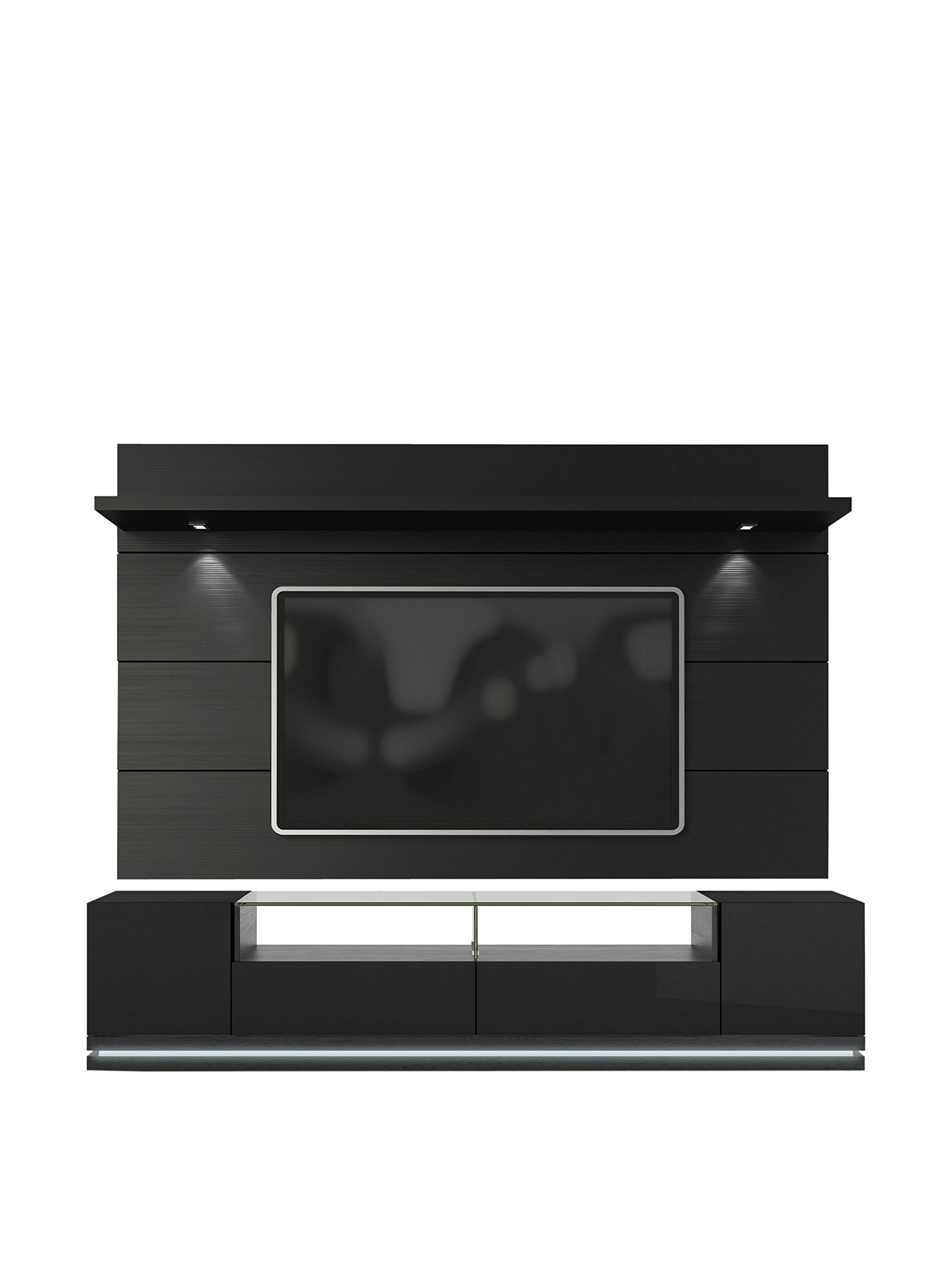 Vanderbilt TV Stand and Cabrini 2.2 Floating Wall TV Panel with