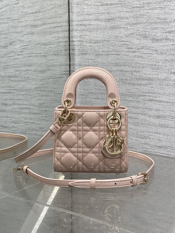 Dior Lady Mini Rose Pink Bag