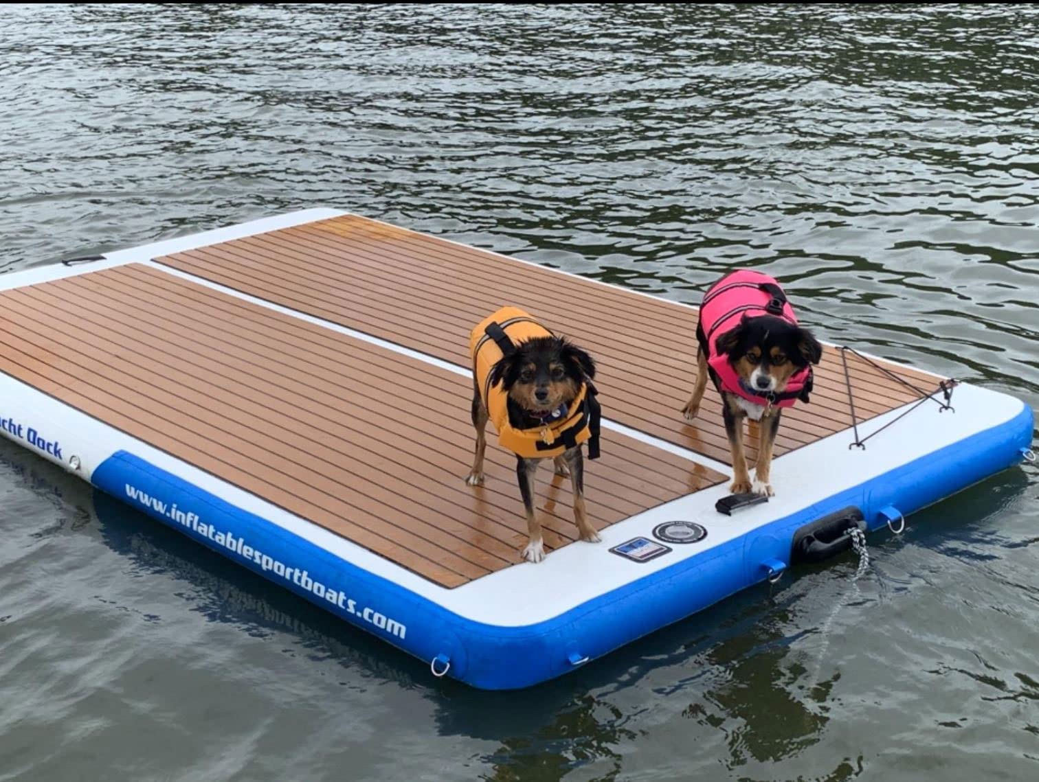 Inflatable Sport Boats Yacht Dock 10x6x6 inches Thick