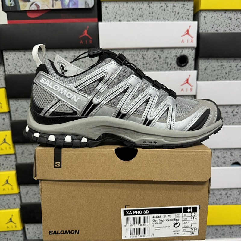 Salomon XA PRO 3D Black Gray Sneakers