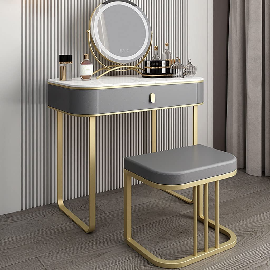 Makeup Vanity Vanity Table Set Slate Bedside Table Integrated