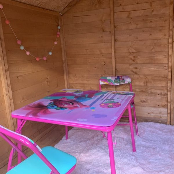 Swiss Cottage 7.71′ x 6.75′ Playhouse