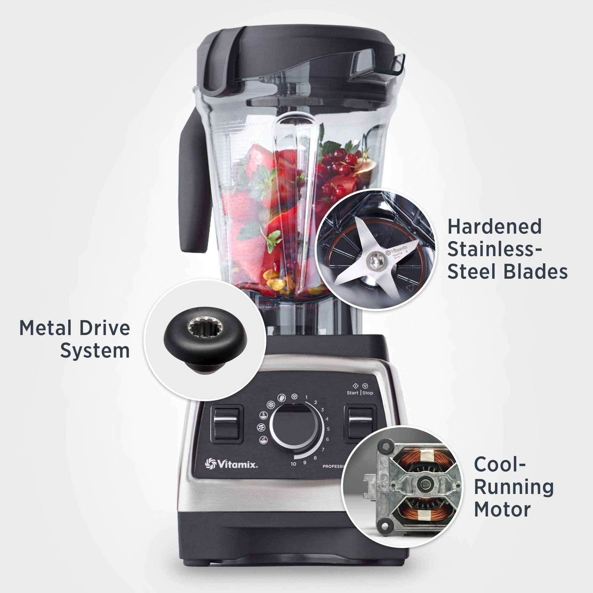 Professional-Grade Blender, Pearl Grey