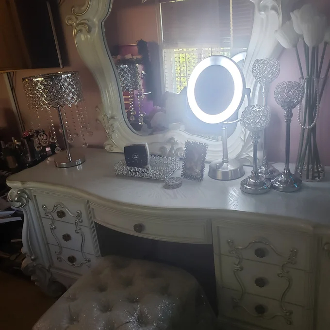 Dressing table in the bedroom