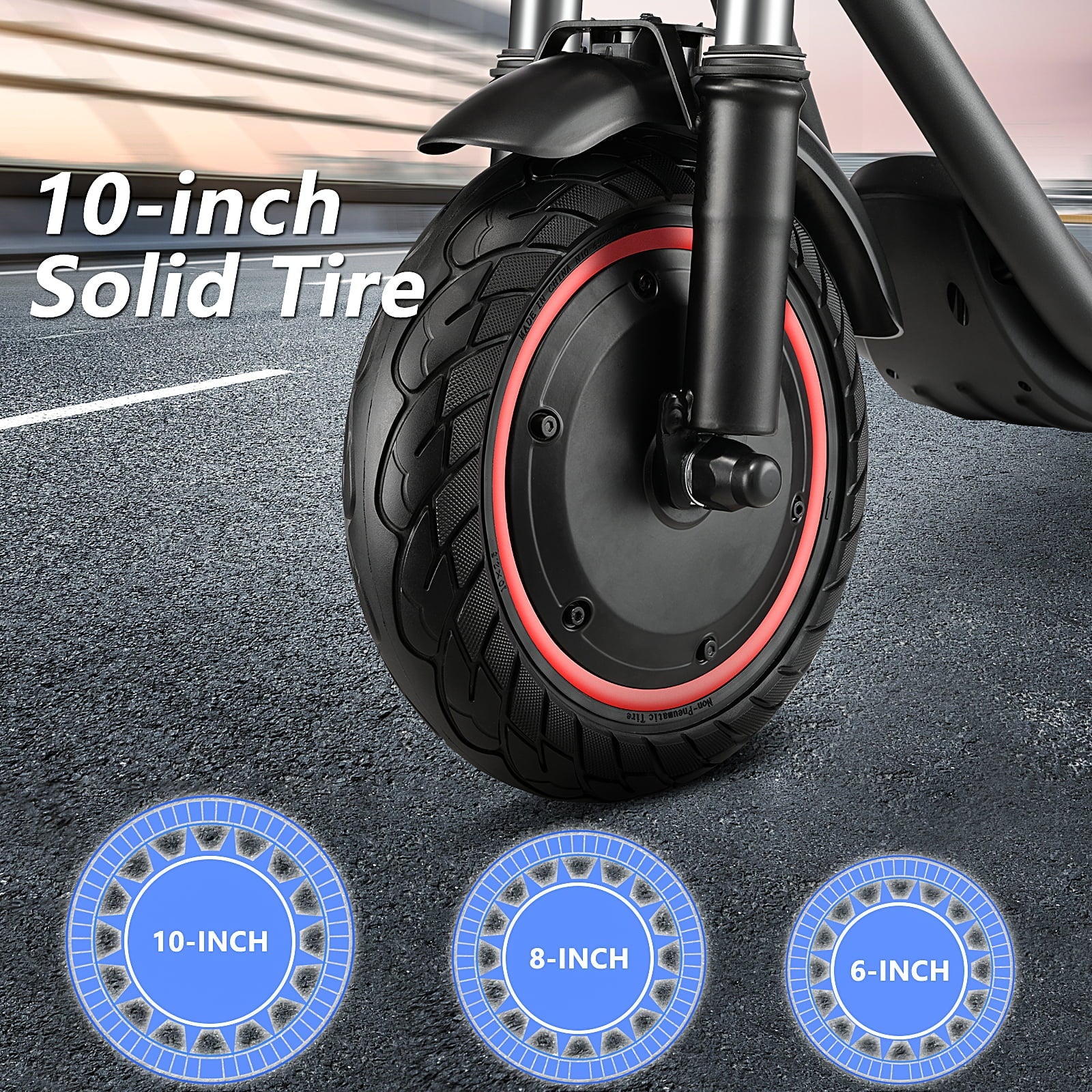 SEGMART 20in Folding Fat Tire Electric Bike, 500W, 36V 13Ah