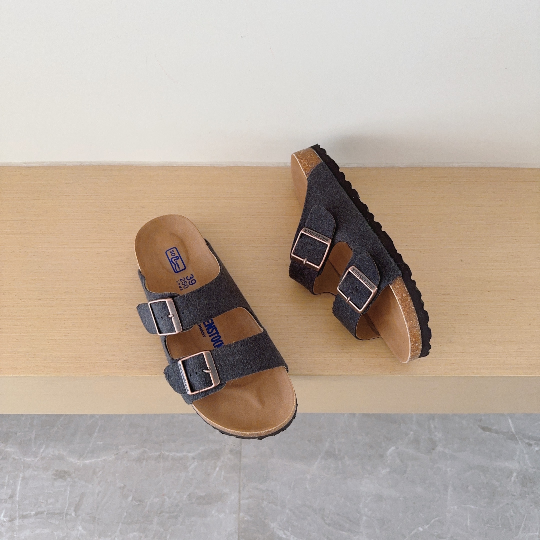 UGG Kids Wool Birken-Style Two-Strap Sandals Adult And Kids