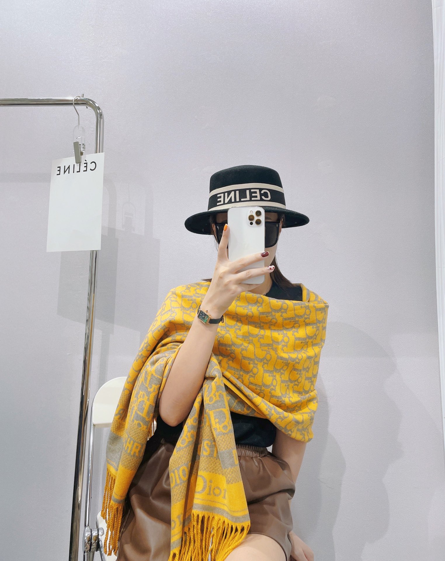 Dior Scarf Yellow product images