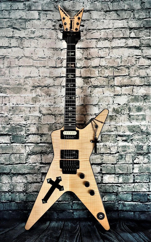 Southern Cross Dimbag Darrell Flame Maple Natural Electric Guitar with Abalone Inlay