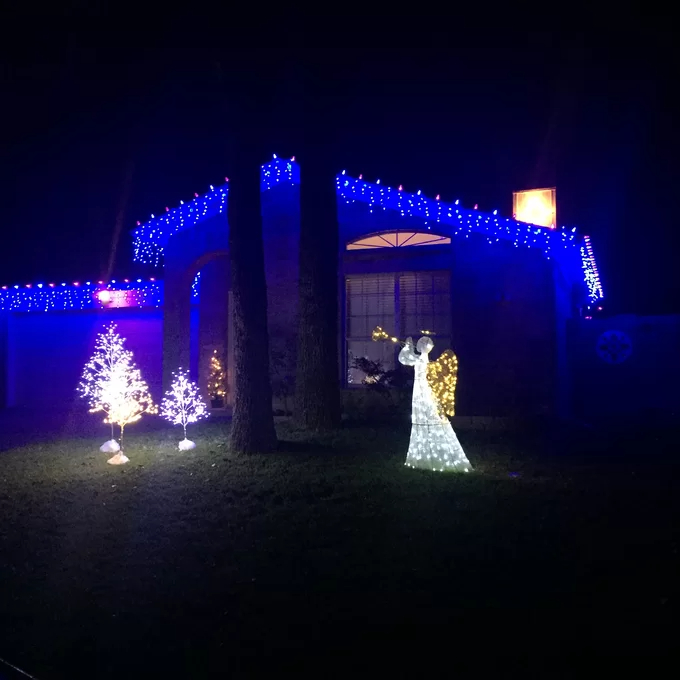 Crystal Angel Lighted Display