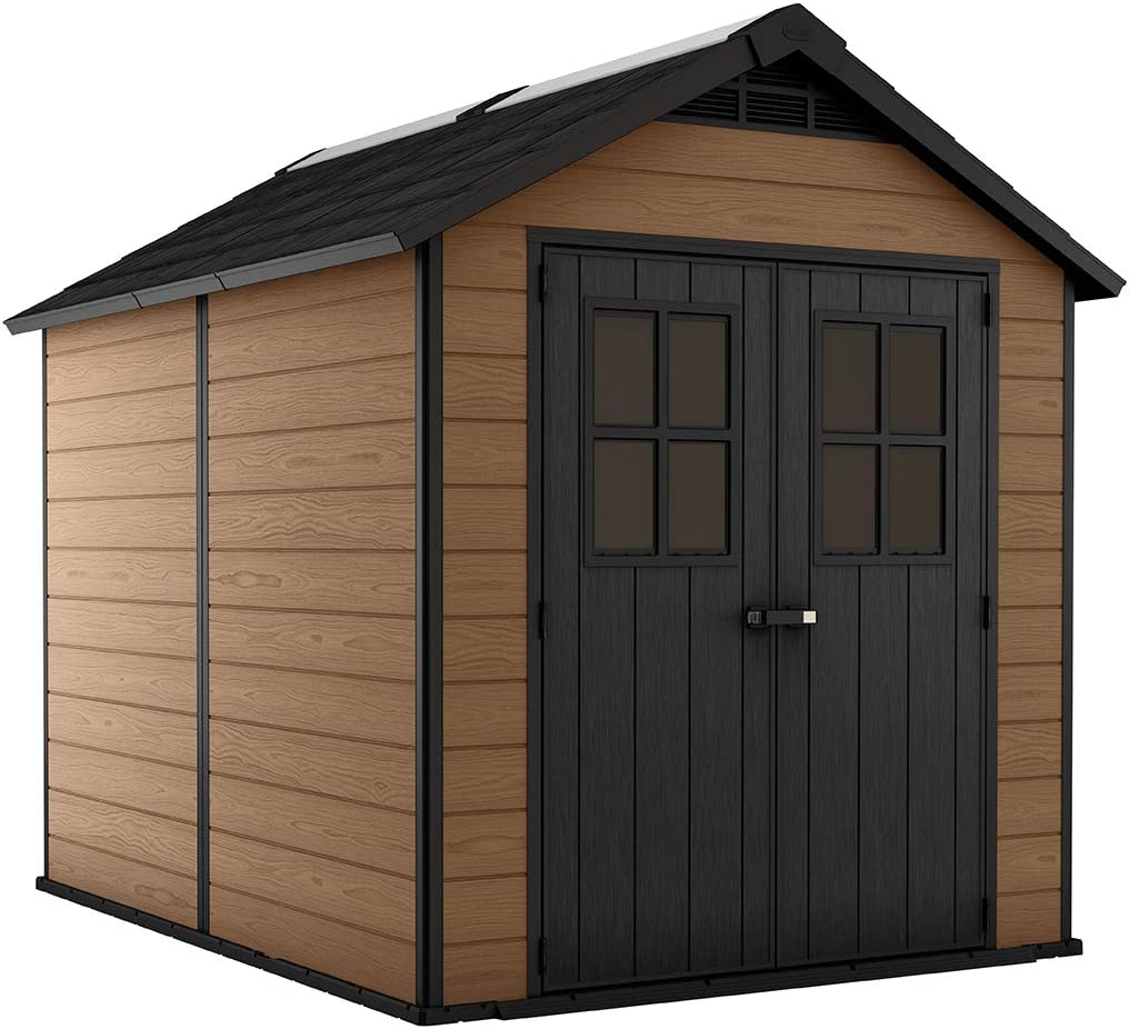 7.5×7 Large Resin Storage Shed Kit