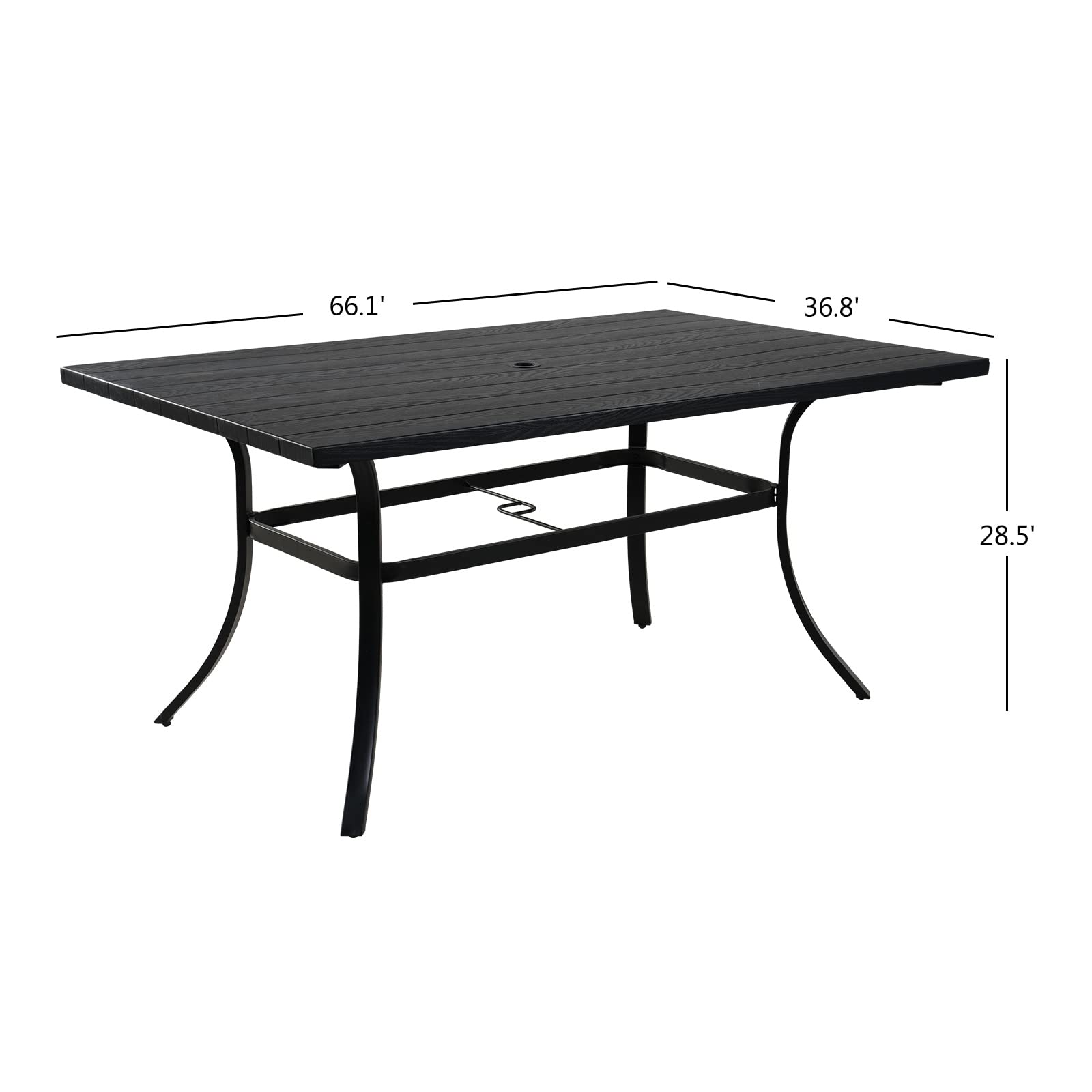 Outdoor 7 Pcs Dining Table Set