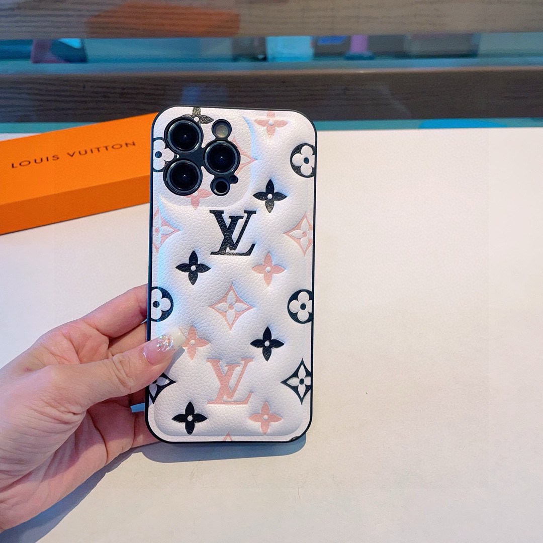 Louis Vuitton Pastel Embossed Monogram Luxury Phone Case
