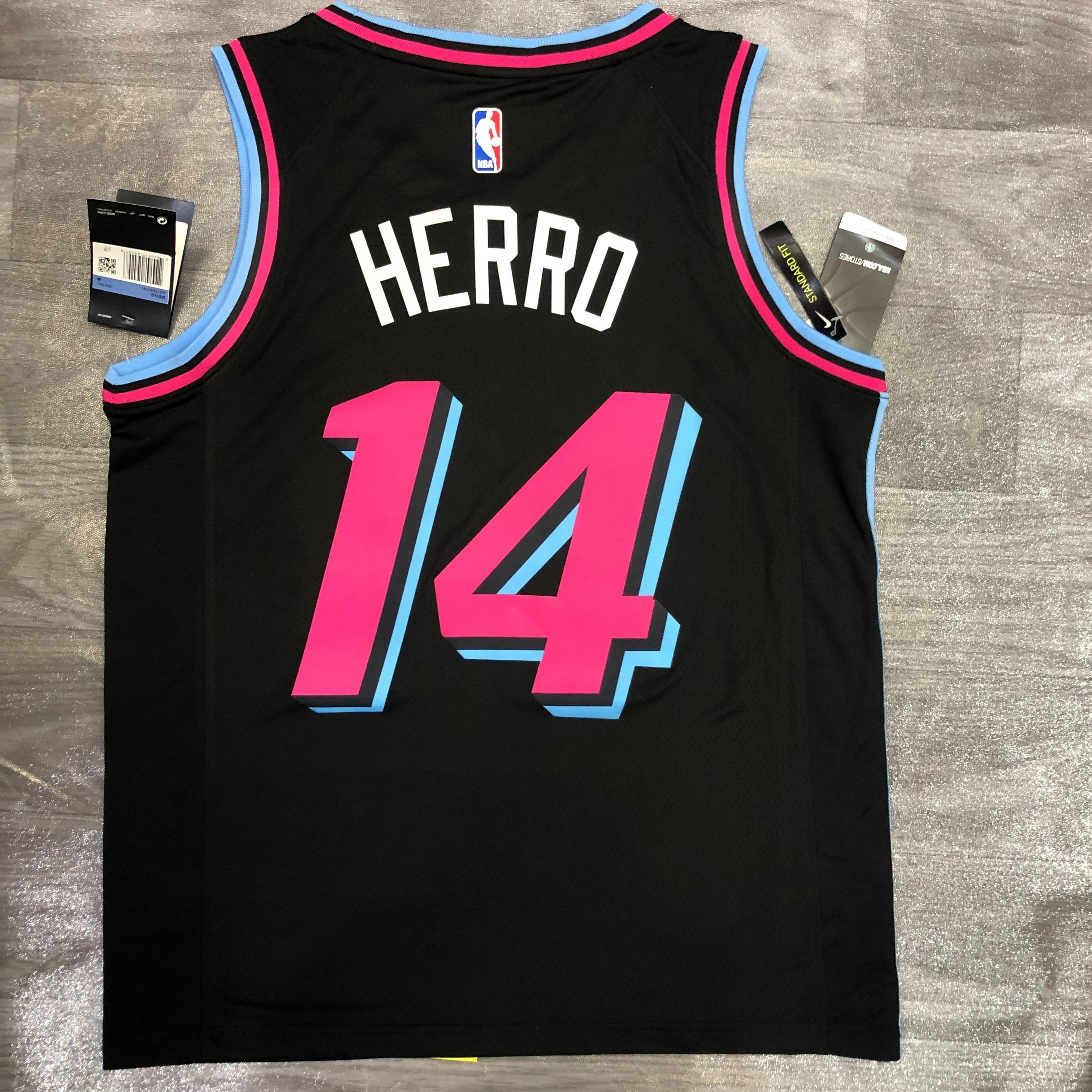 Miami Heat Black Jersey No.14