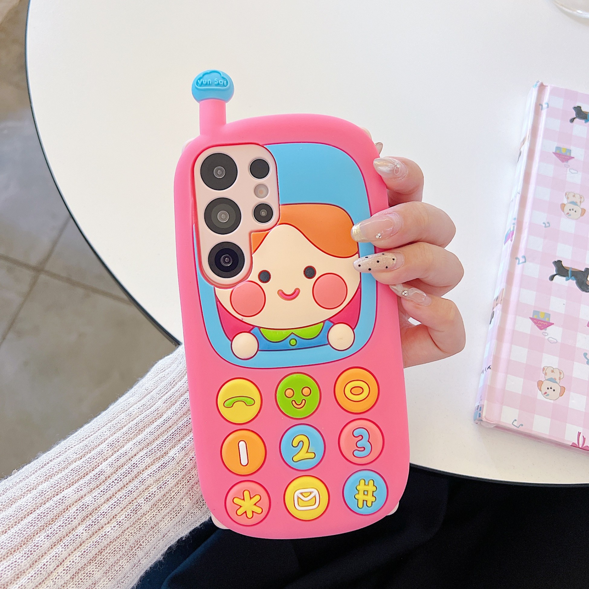 Galaxy A23 Protective Case Silicone - back view