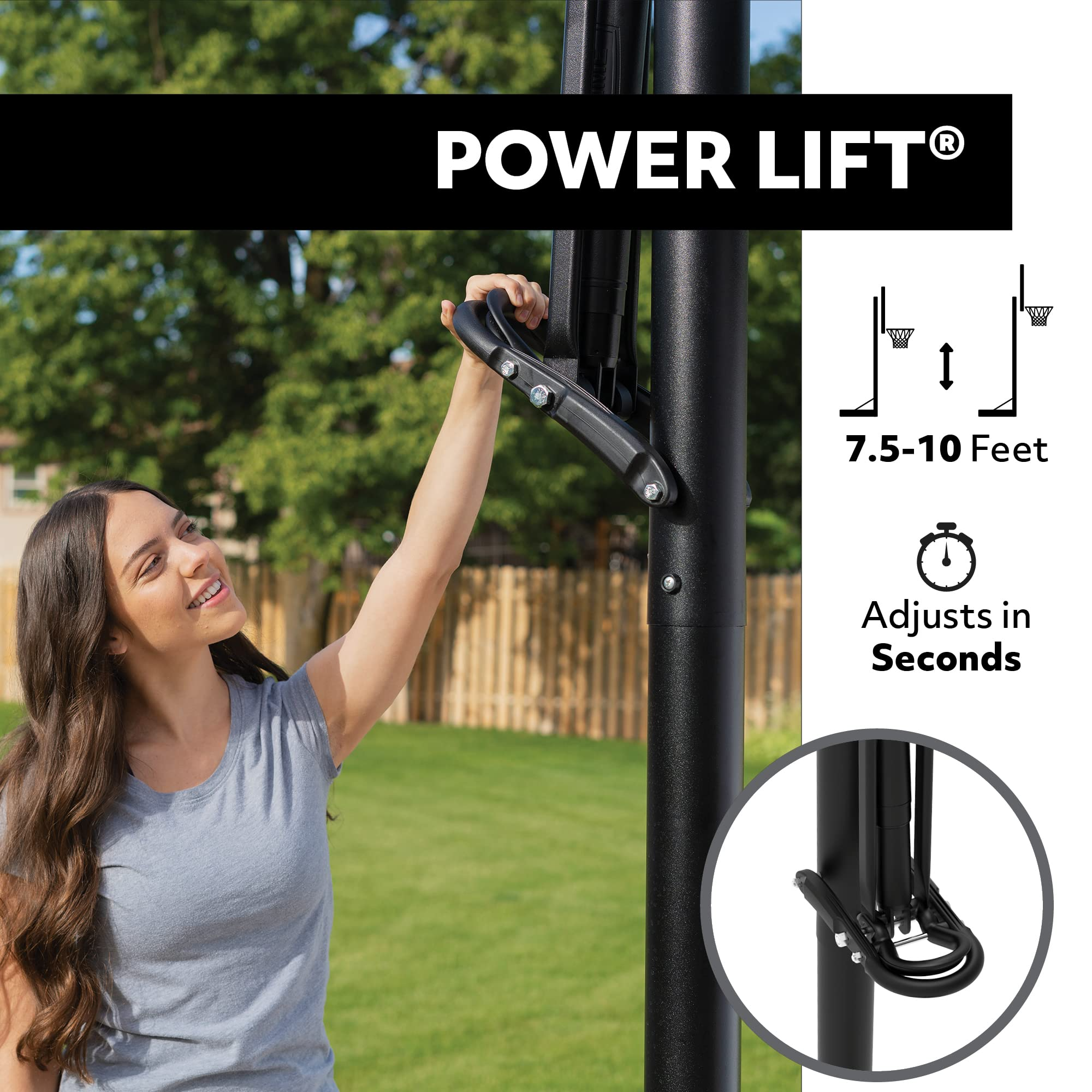 Lifetime Adjustable Basketball Hoop