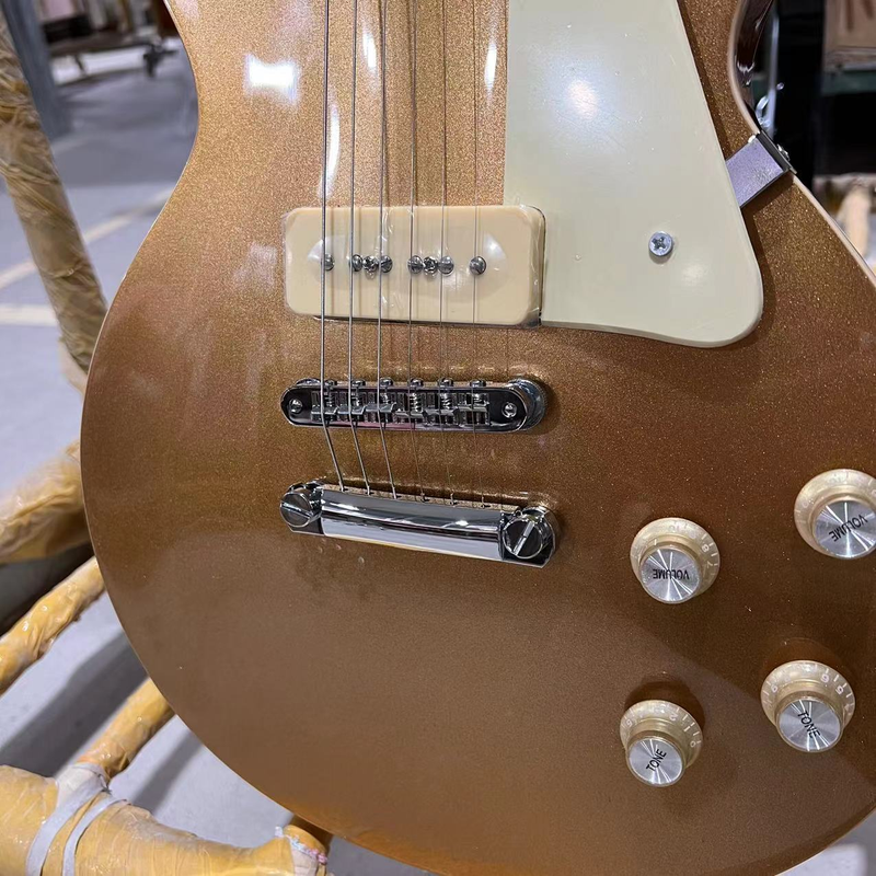 Gold Top Electric Guitar Rosewood Fingerboard High Quality Guitarra High Quality
