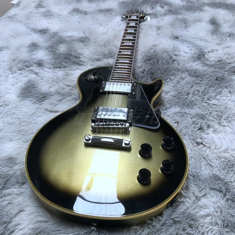 Custom Shop Silverburst Electric Guitar, High Quality Silver Burst Guitar