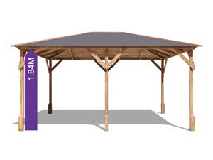 Garden Bar Gazebo Heavy Duty Pressure Treated Shelter