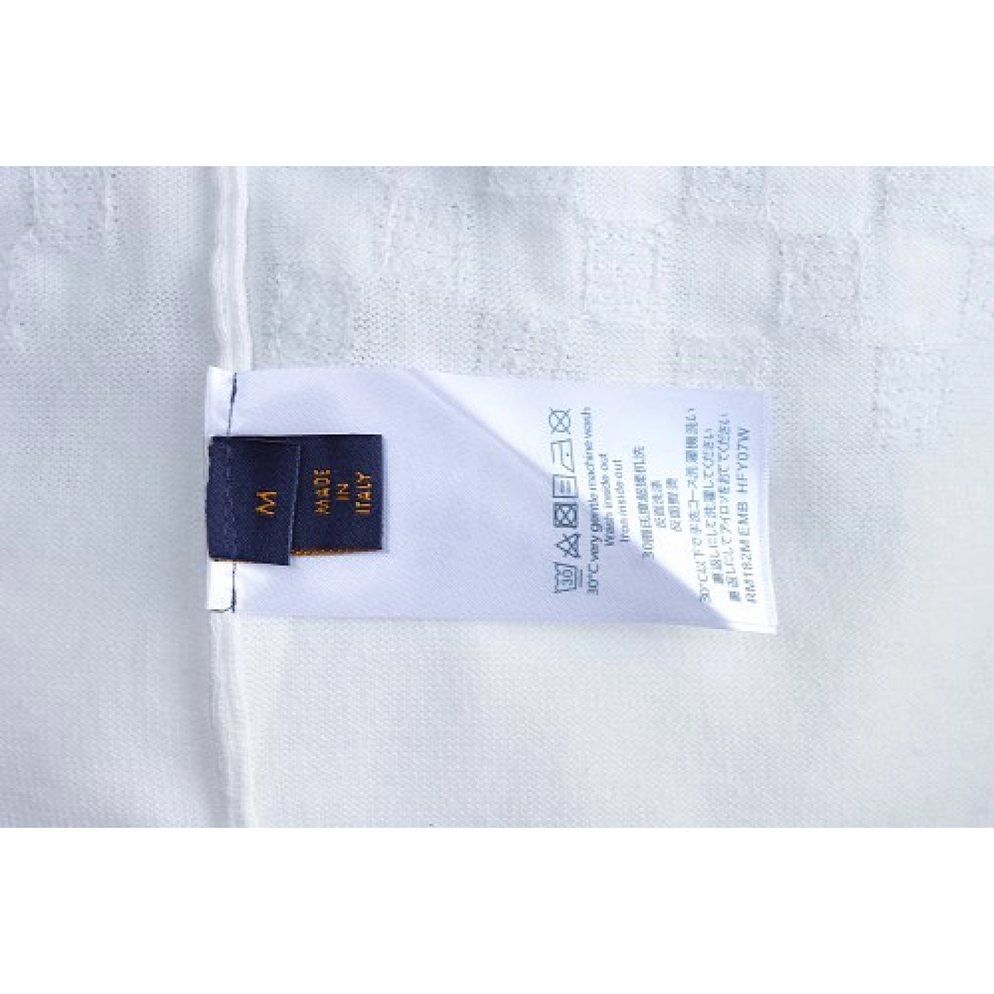 Louis Vuitton Beaded Letter Hem T-Shirt White