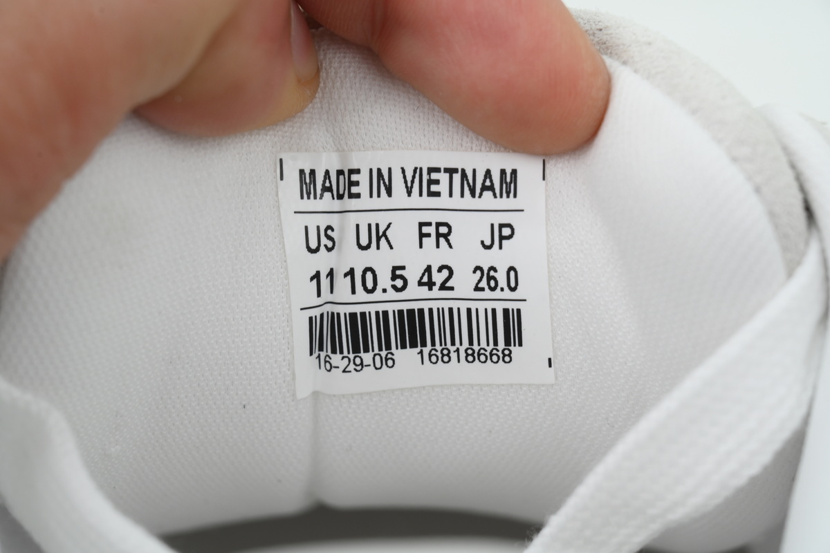 Celine Huntington Suede Sneaker White