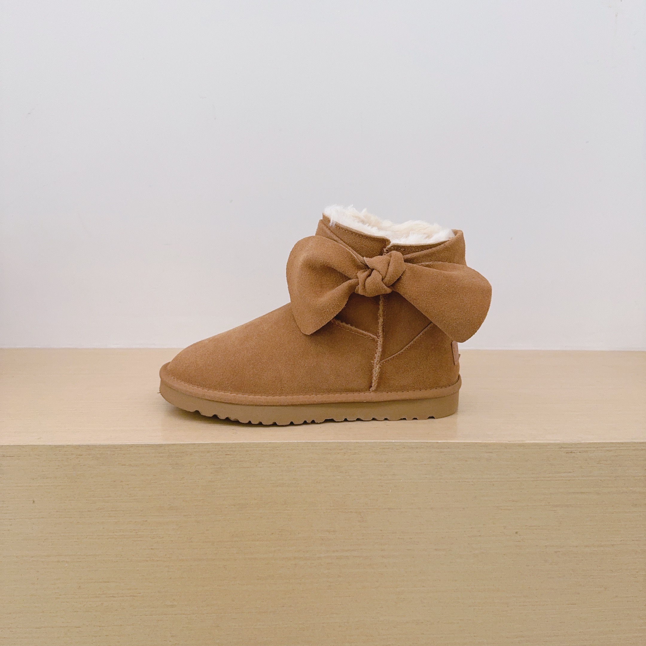 UGG Kids Large Bow Ankle Boots