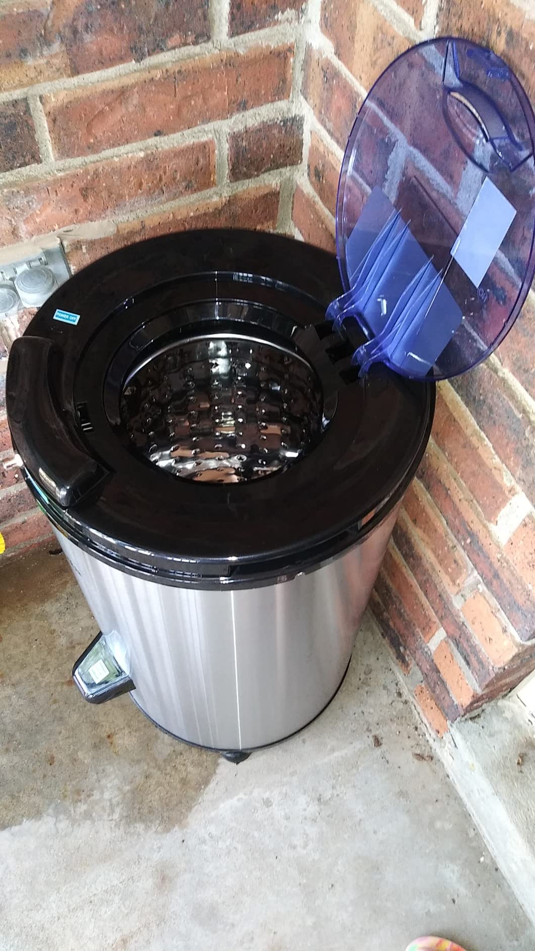 Panda 3200 rpm Portable Spin Dryer 110V/22lbs Stainless Steel