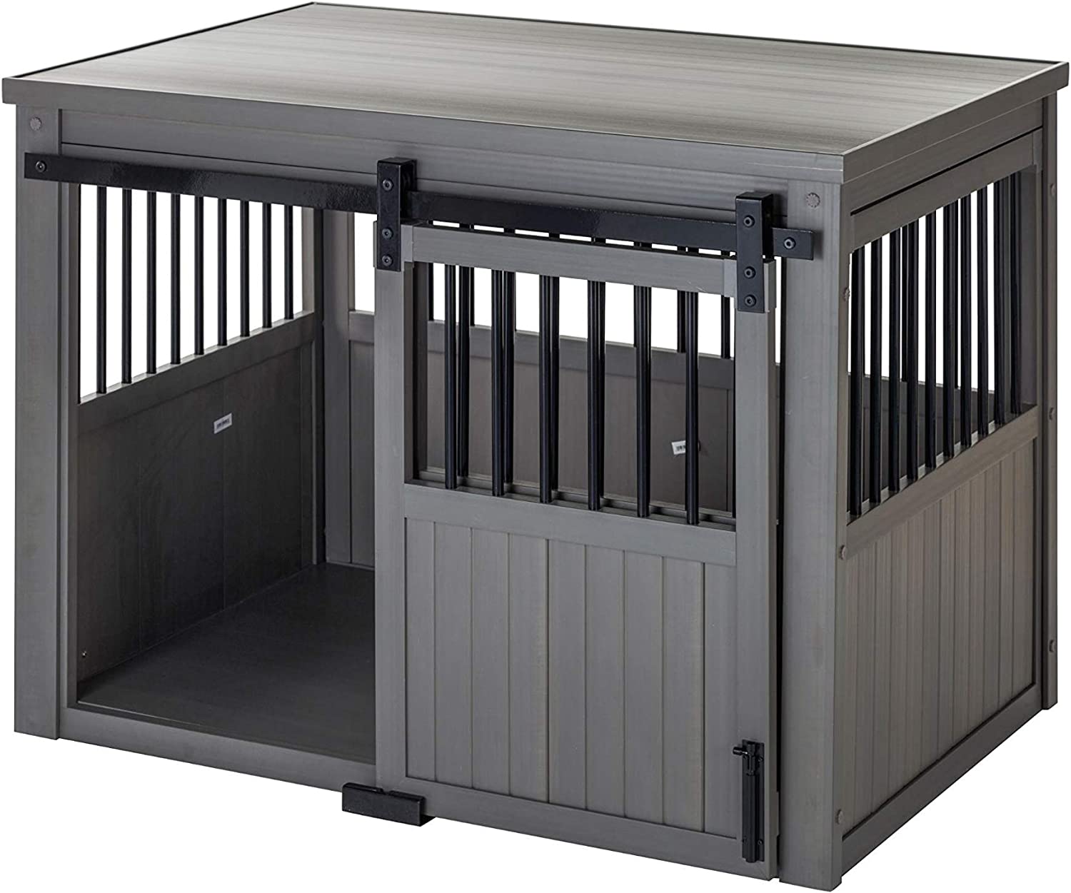 Homestead Sliding Barn Door Furniture Style Dog Crate