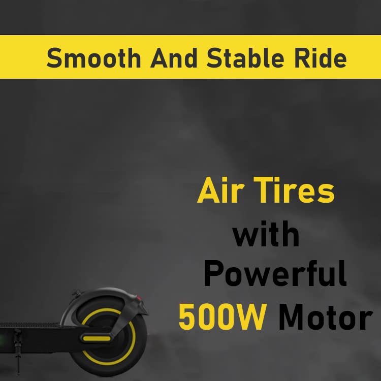 Portable Electric Scooter Pneumatic 10” tires, 500W Motor