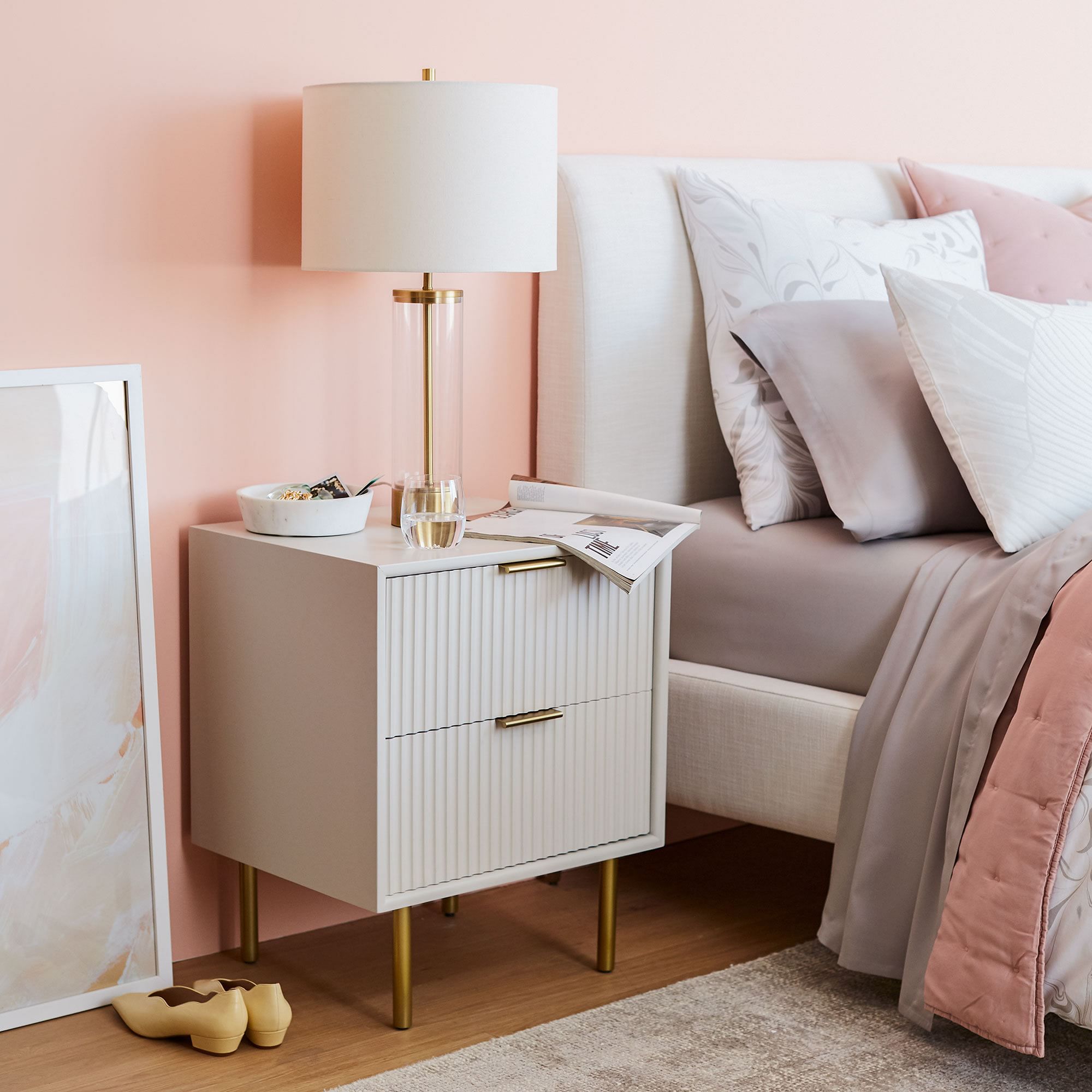 Quinn Closed 2-Drawer Nightstand (21