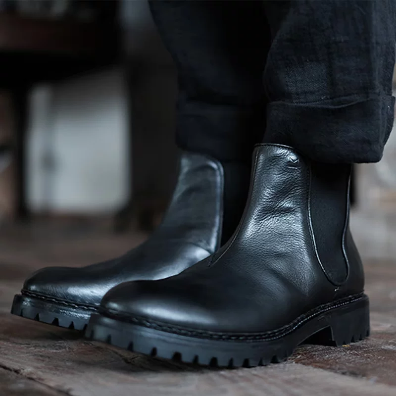 Goodyear leather boots