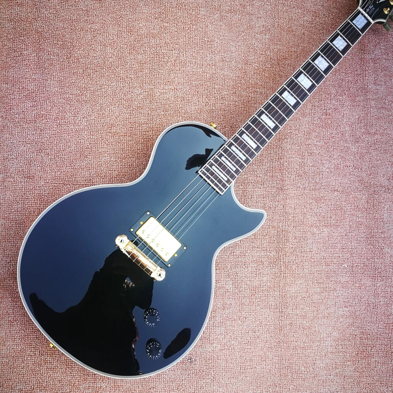 New Rosewood Fingerboard 6-String Black Single Pickup Electric Guitar