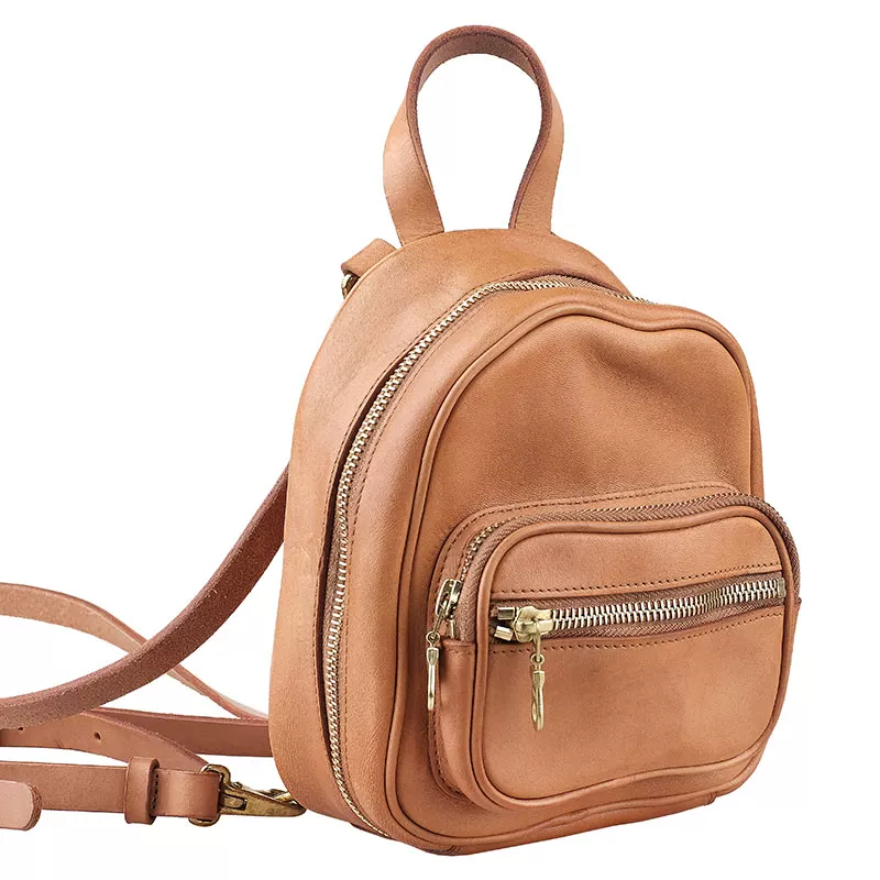 Women's square mini backpack bag